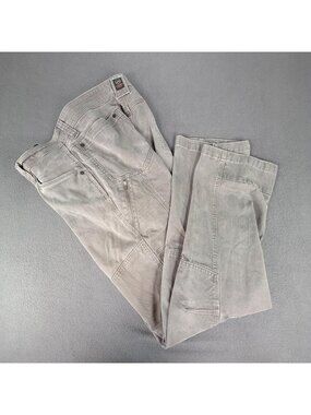 Wrangler All Terrain ATG Workwear Reinforced Knee Men Gray Pants Hike 38x32 EUC